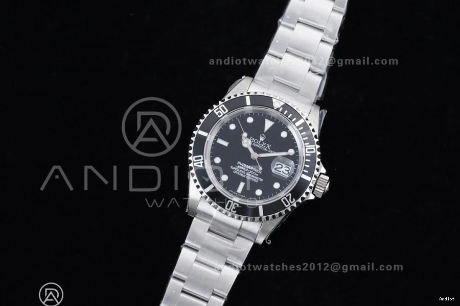 1:1 16610 Engraving Bracelet Submariner 904L TMF on Rehaut Edition SS Steel LN SH3135 Black No Best 1130